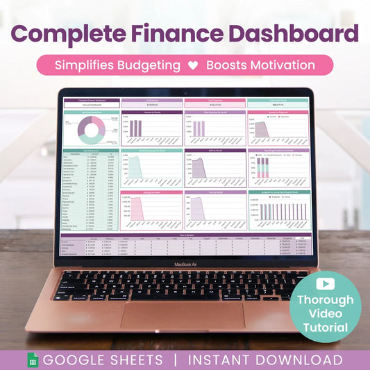 Complete Finance Dashboard and Annual Budget System