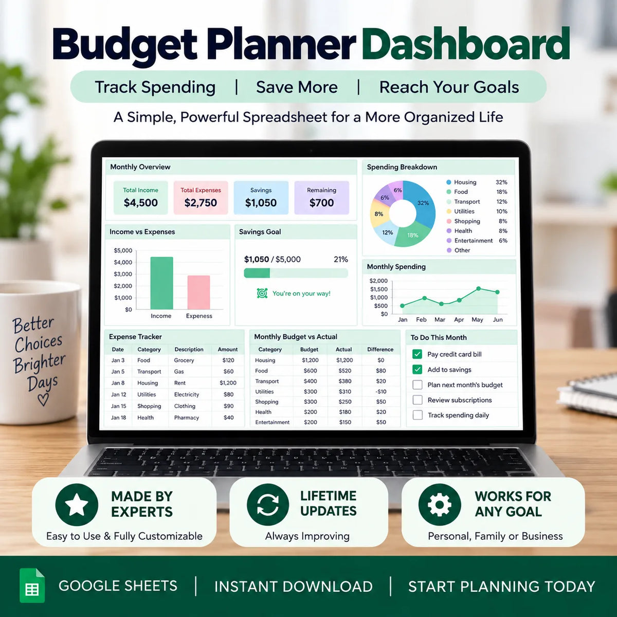 Monthly Budget Planner